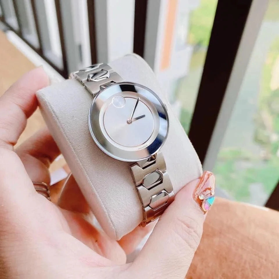 Women's Movado Bold Silver Dial Watch -3600381