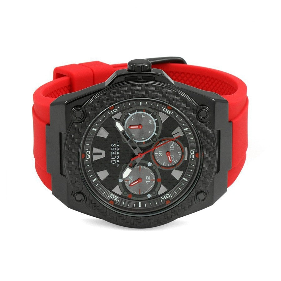 Men's Analog Quartz Silicone Strap Watch - W1049G6