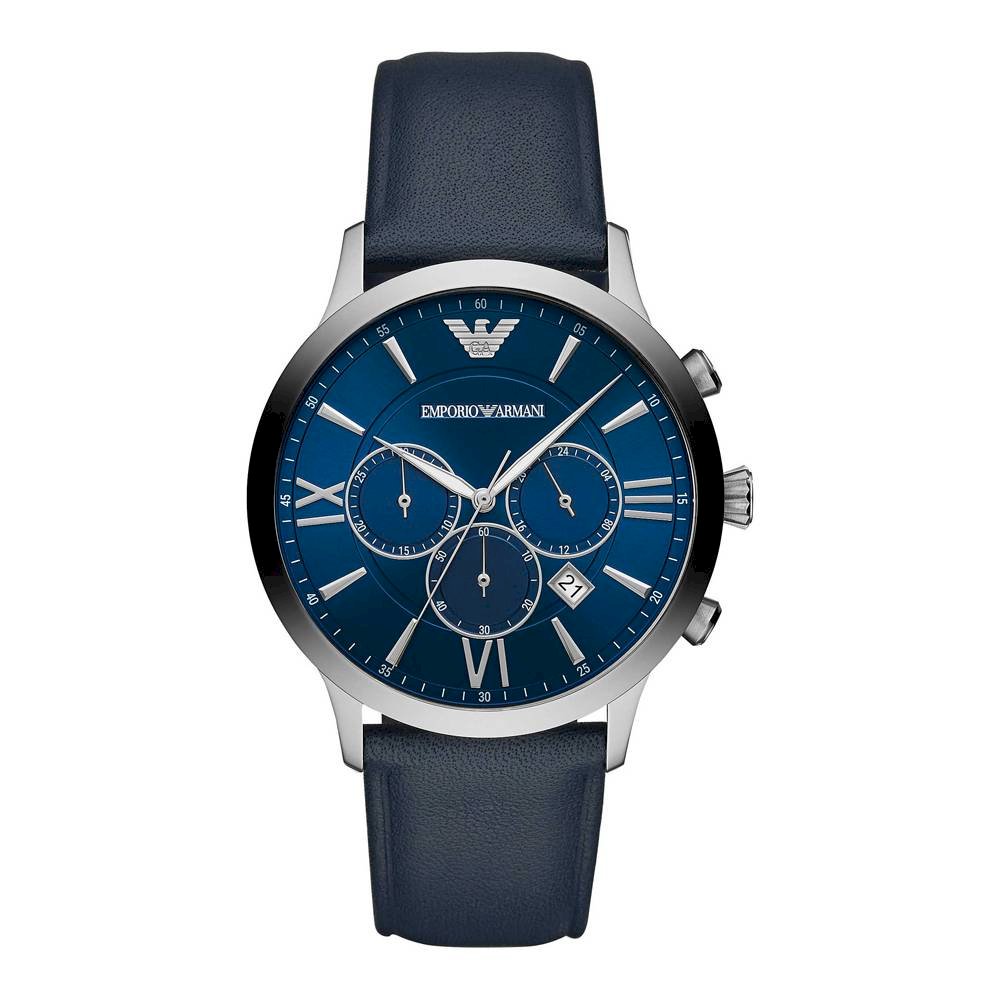 Armani blue strap online watch