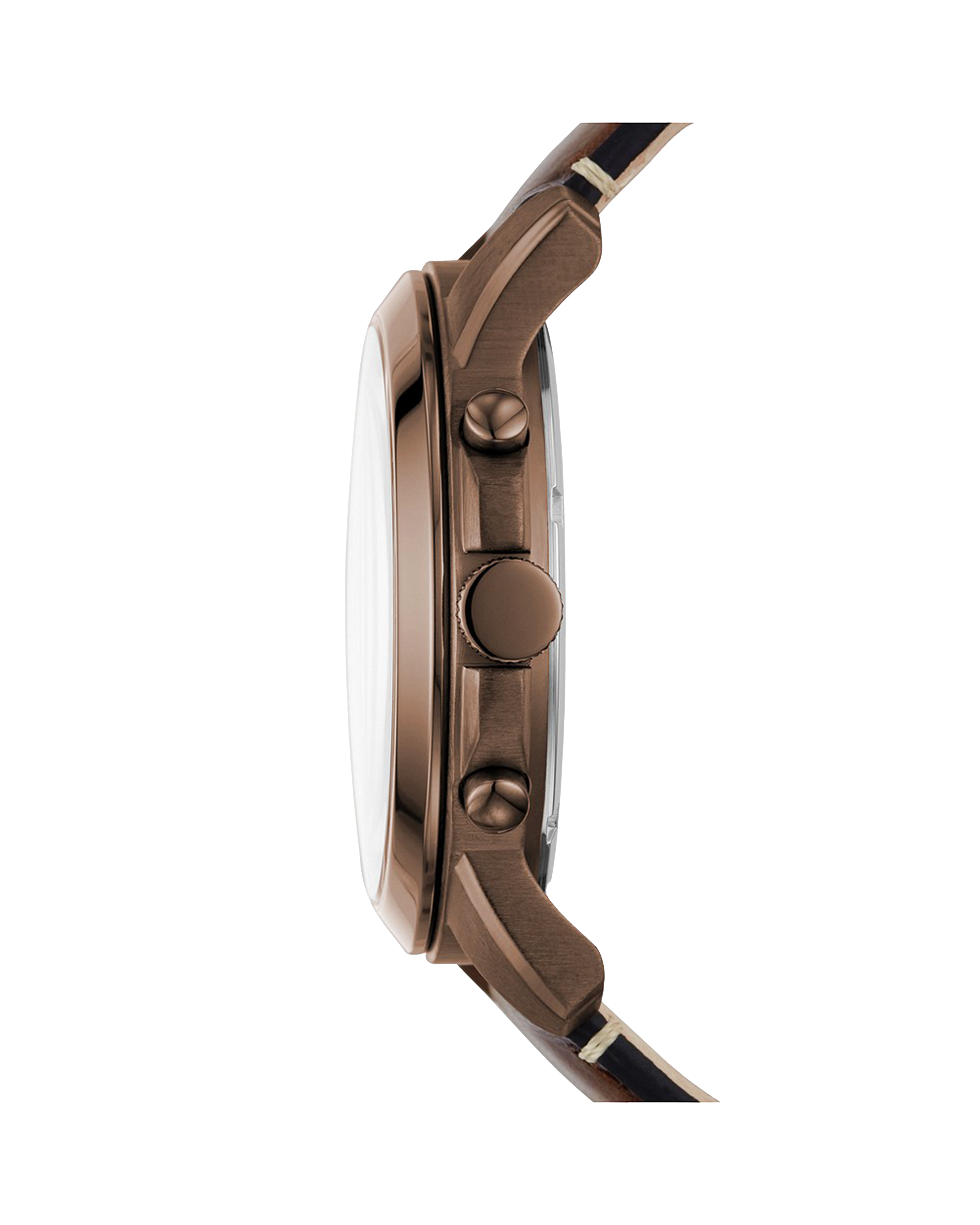 Fossil Brown Leather Strap Men's Watch - FS5344