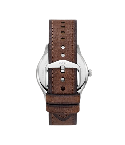 Fossil Men's Brown Leather Watch - FS5923