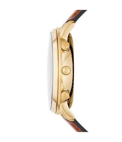 Fossil Hybrid Smartwatch Brown Leather Men's Watch - FTW7025