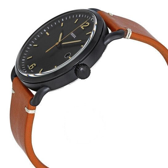 Fossil Commuter Light Brown Leather Strap Men's Watch - FS5276